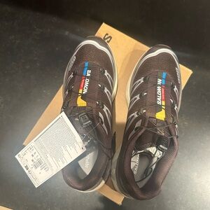 Salomon XT-6 - Black Coffee/Ftw Silver/Falcon - US 6M/7W Sneaker Shoe